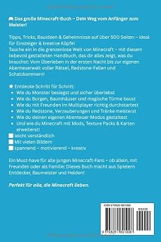 Minecraft Anleitungsbuch: Alles, was du über Minecraft wissen musst - inklusive Geheimnisse und Tipps, die du noch nicht kennst.