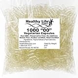 Empty Vegetarian Capsules - 1000 Size