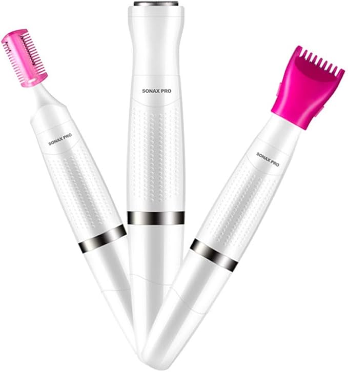 Amazon.com: SONAX PRO Hembra 3/1 sin dolor impermeable facial eliminación  de pelo cejas pelo eléctrico afeitadora : Hogar y Cocina
