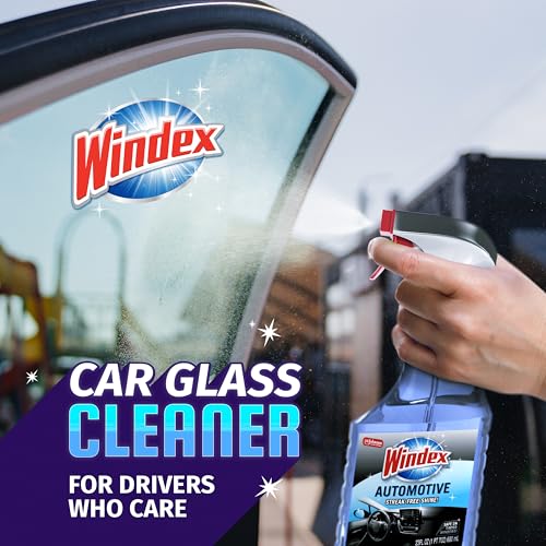 Windex Automotive Car Window and Glass Cleaner, Streak-Free Shine for Car Glass Exteriors, Tinted Windows, and Interior Electronics, 23 fl oz - Image 3