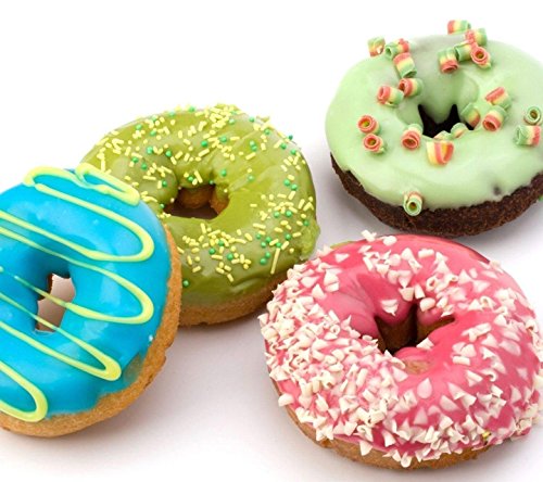 webake Doughnut Mould 12 Hole Non Stick Baking Tin Carbon Steel Donut Mould for Begal Sandwich, Doughnut, Brownies ø7 cm - Image 5