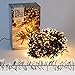 Produktbild ECD Germany LED Büschel Lichterkette 4m 576 LEDs Warmweiß, Strombetrieb, IP44 Wasserdicht, Innen/Außen, Weihnachtsbeleuchtung Weihnachtsbaum Cluster Lichterkette Büschellichterkette Büschelkette