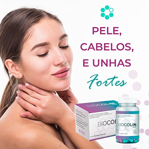 Biocolin Hair, 60 Cápsulas, Silício Orgânico