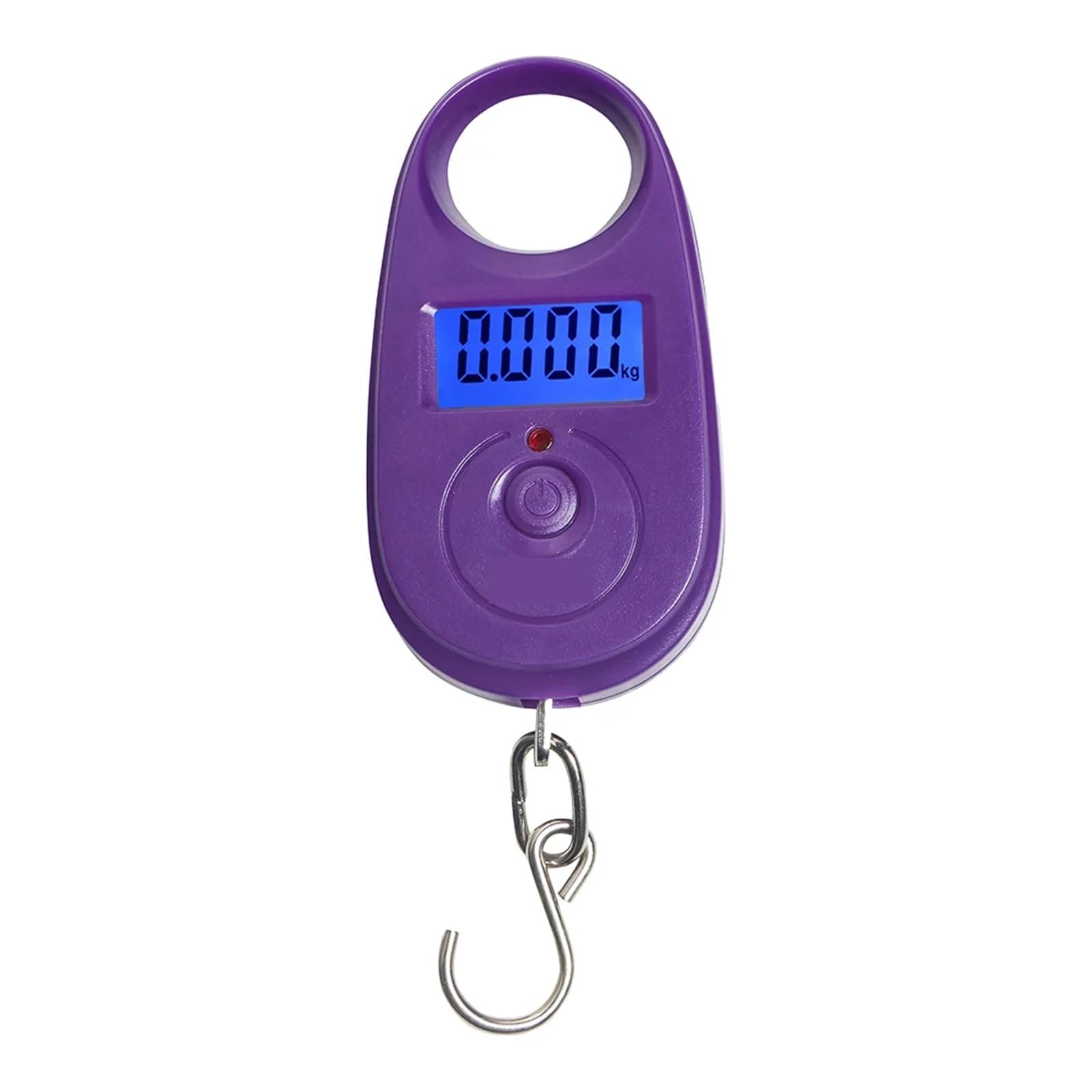 Digital Crane Scale, 25Kg/5g Mini Digital Scale Electronic Fishing Weight Luggage Scales Hanging Mini Weighing Scale(Purple)