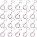 Blulu 20 Pack White Baseball Keychains for Party Favors, School Carnival Reward, Party Bag Gift Fillers (Baseball Keychains, 20 Pack)