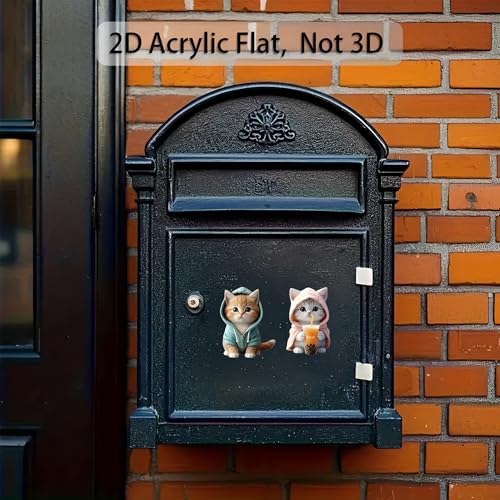 2 imanes decorativos de acrílico para nevera miniatura 5