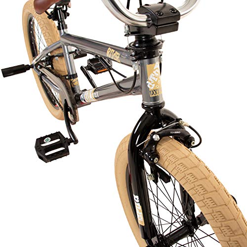 Foto von 20' BMX deTOX Freestyle Kinder Neu Anfänger ab 130 cm, 7 J., Farbe:grau