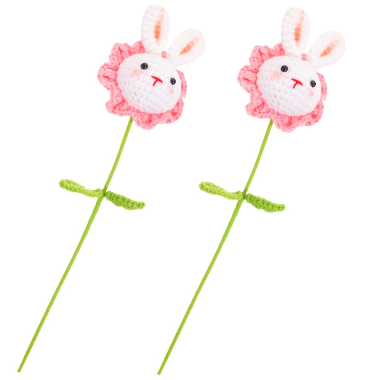 STOBAZA 6pezzi Bouquet All Uncinetto Con Decorazioni Per Compleanni Ed Festivi Mano Artificiali e
