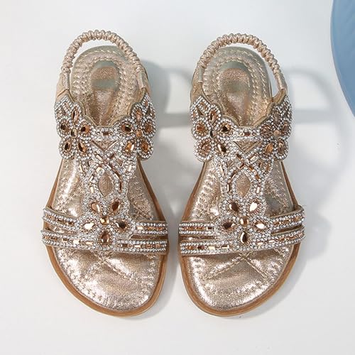 Baby Girls Soft Sequins Sandals Elegant Fancy Glitter Open Toe Strap Shoes Toddler Flat Summer Wide Sandals Fancy Formal2