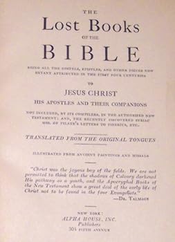 Hardcover Lost Books of the Bible Book
