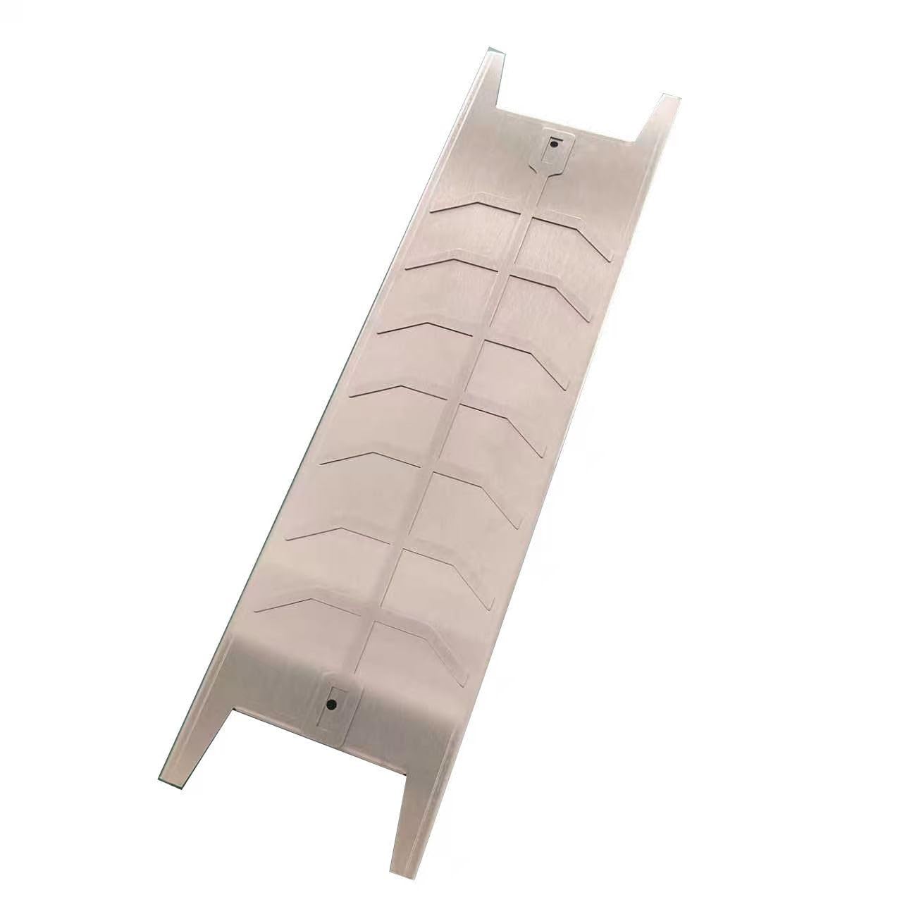 Soporte para salmón en fogatas y parrillas de hervidor, acero inoxidable ajustable de 52 cm
