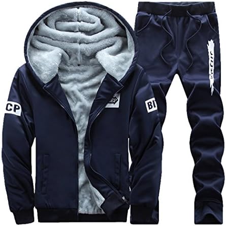 Jogginganzug Herren Set Baggy - 2-teilig Mit Kapuze & Buchstaben Druck