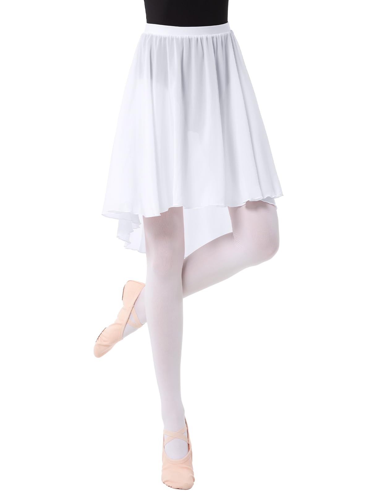 Falda de ballet para mujer cruzada Blanco