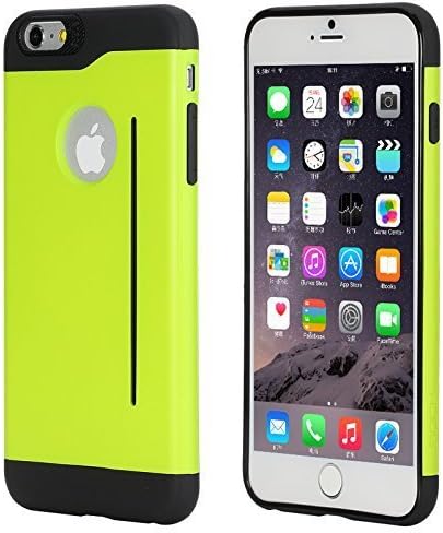 SISTER iPhone 6 Plus/iPhone 6s Plus Back Cover Case | Premium TPU Case | Any Card CAN BE Used AS Kickstand | Drop Protection | Scratch Resistant | Protective Phone Cover | Light Green