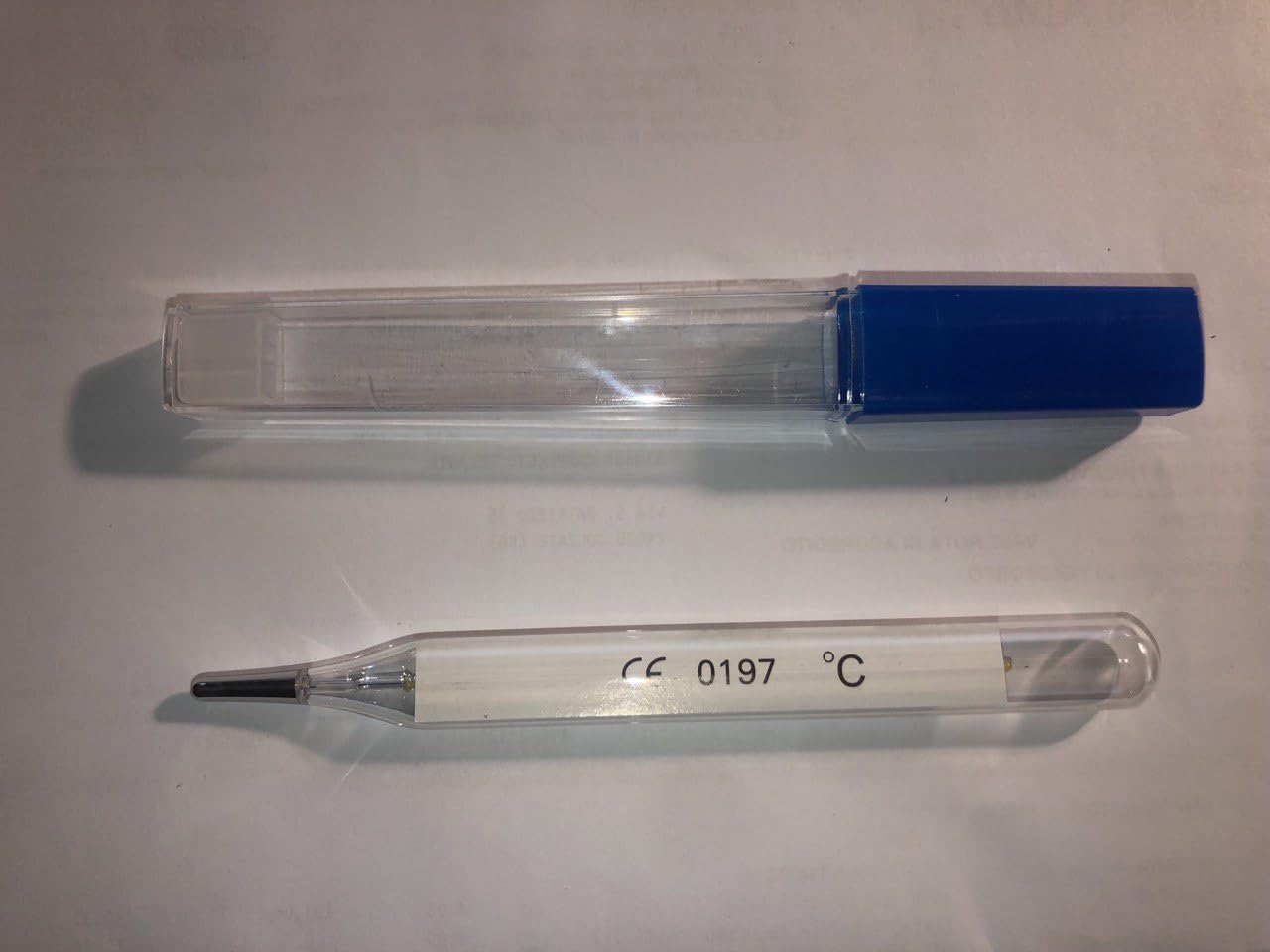 Thermomètre De Précision En Verre Classique Sans Mercure à Double échelle 2ml