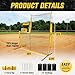 PodiuMax Baseball Racket for Fly Balls, 19 oz Balanced Fungo Racket, with Ergonomic Non-Slip Grip & Baseball Softball Pitching Screen, 7x7FT Pitcher Protection Net with Upgrade Frame