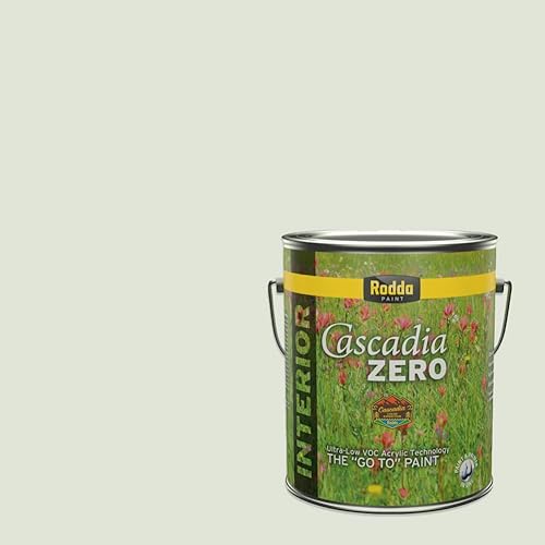 Vista 29 de Rodda Paint CASCADIA ZERO - Pintura plana e imprimación para interiores en uno, cuarto de galón, norte frío