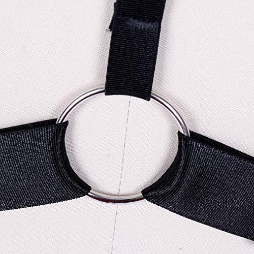 Men's Body Harness Chest Strap Punk Gothic Shoulder Strap Elastic Band Belt Clothes for Accessories Black3