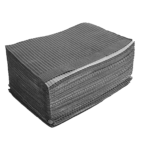 Veemoon Einweg-Dentallätzchen 125 Stück Schwarz