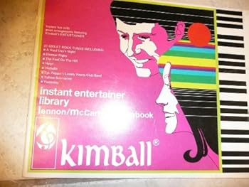 Paperback Instant Entertainer Library Lennon McCartney Songbook Organ Book