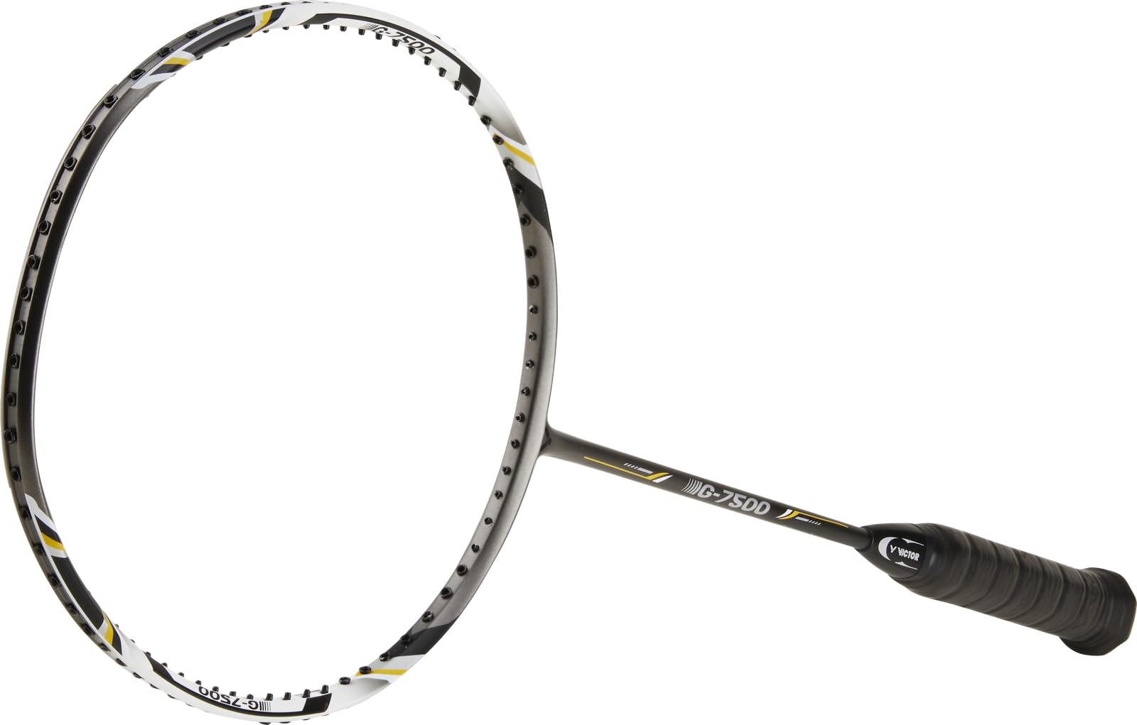 VICTOR Badmintonschläger G-7500, Schwarz/Silber, 67.4 cm, 113/0/0