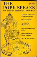 The Pope Speaks B004OX1HRO Book Cover