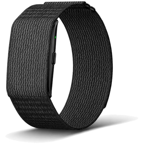 DuckDik Sense Bracelet Connecté sans Écran Femme Homme, Conçu en Espagne, Coach IA, Suivi Sommeil Énergie Récupération, Fréquence Cardiaque 24/7 HRV SPO₂, IP68, +45 Jours, sans Abonnement, Noir