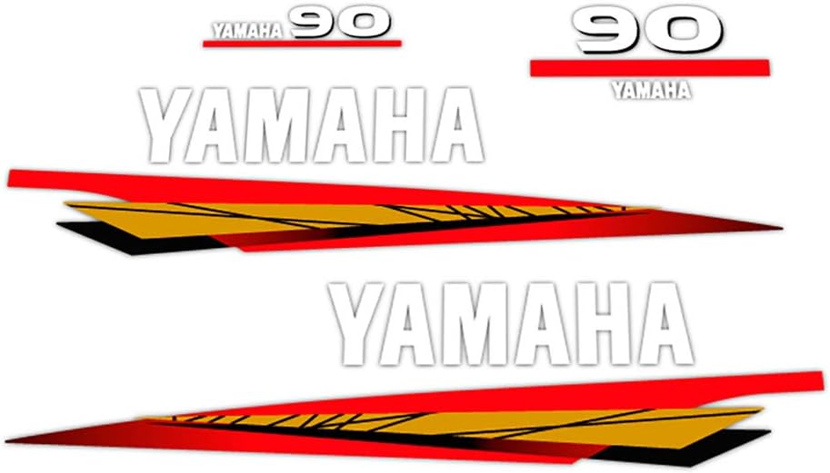 Amazon.com: Yamaha 90 - 1998-2001 Decal (Sticker) Set : Automotive