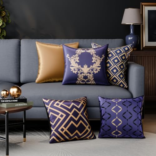 Image of Stoa Paris Cushion Cover Set of 5, Home Decor for Sofa, Bed & Living Room, Digital Printed Cushion Cover 16 Inch x 16 Inch, Soft Touch Finish, Hidden Zip Closure, Ophelia's Legacy - Ophelia