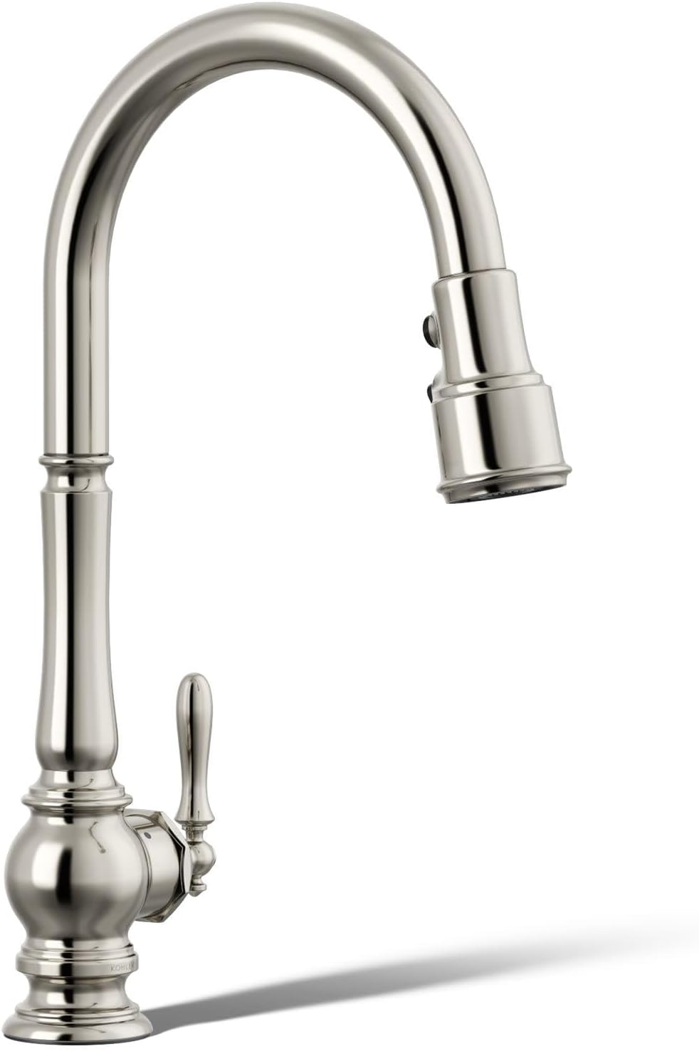 Kohler Artifacts Touchless Kitchen Faucet with Pull Down Sprayer, Kitchen Sink Faucet, Polished Nickel, K-29709-SN