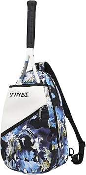Badminton Tennis 2 Rackets Backpack for Men Women, Multi-Funtional Backpack Bag w Shoe Compartment