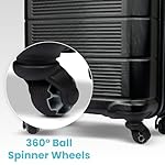 American Tourister Stratum 2.0 Expandable Hardside Luggage with Spinner Wheels, Soft Coral, Carry-on - Image 5