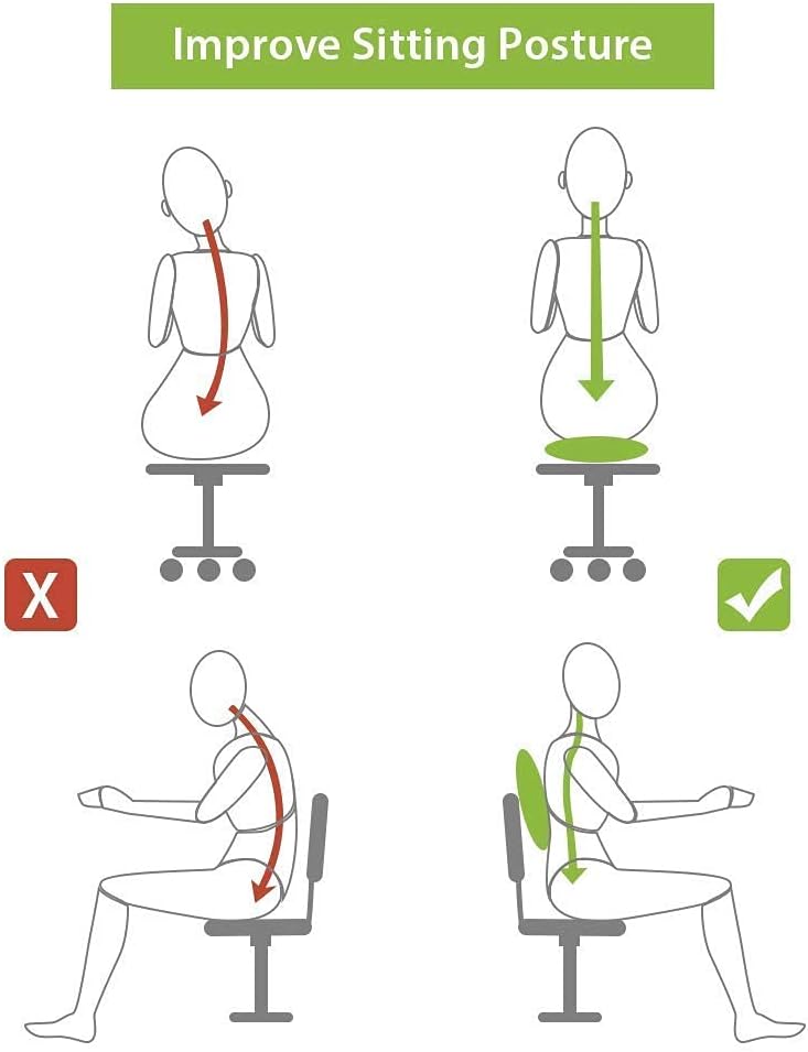 2Pcs Wiggle Seat, Inflatable Stability Balance Disc Wobble Cushion, Balance Disc Wiggle Seat, Flexible Seating Classroom with Free Air Pump Sensory Kids (Office & Home & School)