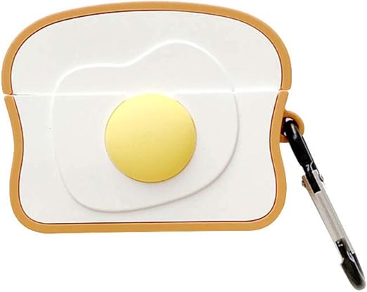 Amazon Airpods Pro 対応 ケース 食パン 食パン 目玉焼き トースト シリコン カバー 耐衝撃 Airpods エアーポッズプロ イヤホン 保護 ソフト Tpu おしゃれ かわいい キャラクター イヤホン ヘッドホンケース オンライン通販