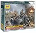 Zvezda Models 1/72 German Motorcycle R-12 with Sidecar