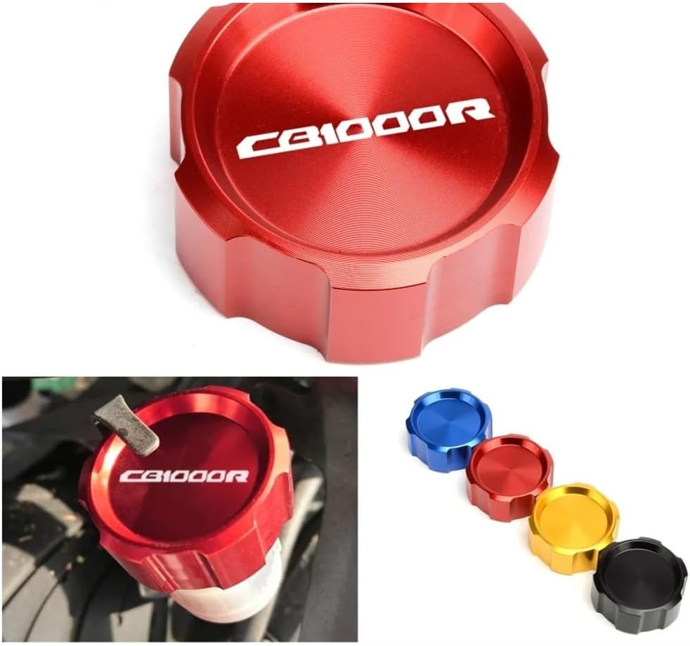 Motorcycle Oil Filler Caps, CB 1000R Motorcycle CNC Rear Brake Reservoir Cover Cap For CB1000R Cb 1000r 2008-2010