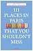 Produktbild 111 Places in Paris That You Shouldn't Miss