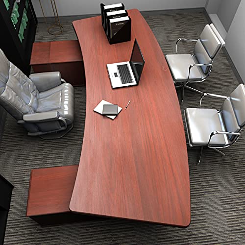 15.74"×393.7" Cherry Wood Grain Contact Paper Vinyl Red Brown Wood Mahogany Wallpaper Peel and Stick Adhesive Paper Removable Furniture Wall Sticker for Cabinets Table Countertops Cupboard Shelf Liner