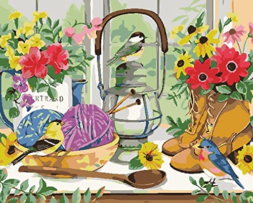 Point de croix imprimé fleurs pour créer votre décoration intérieure