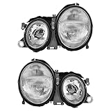 Scheinwerfer Set CLK W208 Bj. 97-02 H7+H7 für elektrische LWR