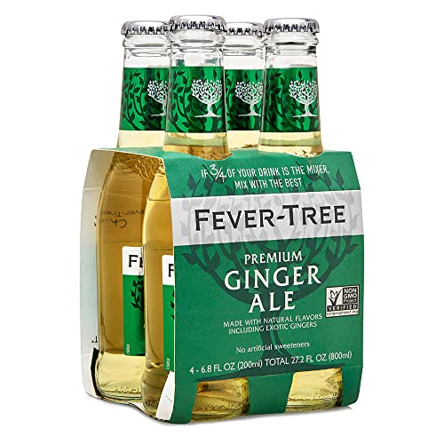 Fever-Tree Premium Ginger Ale, No Artificial Sweeteners, Flavourings Or Preservatives, 6.8 Fl Oz (Pack Of 24),A500111 #TOP2