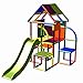 move and stic Lina Grande Casetta Palafitta/Casetta Giardino Torretta Gioco con Scivolo per Bambini Piccoli - 7 Colori Multicolore
