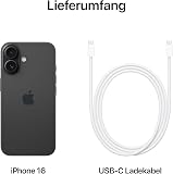 Apple iPhone 16, 128GB, Black (Renewed) - 6