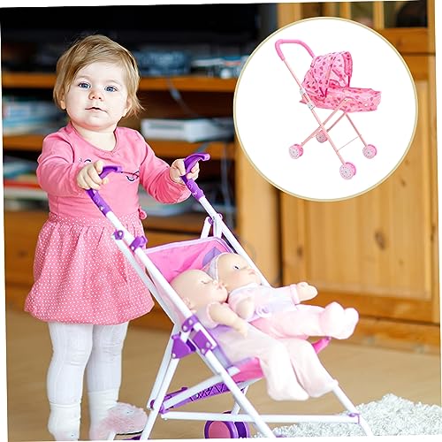 Toyvian Carrinho De Bebê Casa De Boneca Mini Brinquedos Brinquedos De Bebê Para Meninas Brinquedos I