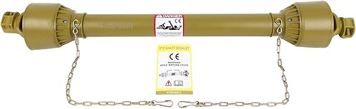 SCITOO Eje de hélice del eje de impulsión de la maquinaria agrícola posterior amarilla compatible para el reemplazo universal Tamaño de producto