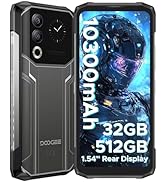 DOOGEE Blade 20 Ultra Rugged Phone Unlocked,32GB+512GB,10300mAh Large Battery Rugged Smartphone w...