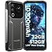 Produktbild DOOGEE Blade 20 Ultra Outdoor Handy Ohne Vertrag, 32GB+512GB/2TB Outdoor Smartphone 10300mAh, 1,54" Heckdisplay 6,6" HD+, 50MP+8MP, Octa Core T7250 Android 14, 3 Card Slots/NFC/OTG/Fingerabdruck