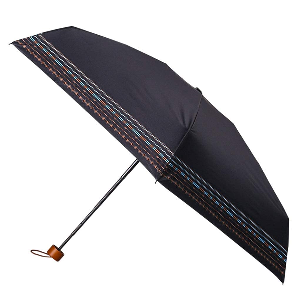 Paraguas plegable ultraligero contra rayos UV y lluvia con estilo retro compacto