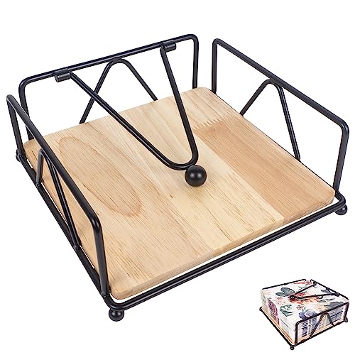 Napkin Holders for Tables Serviette Holder Napkin Dispenser for Counter Top Picnic Restaurants Cafe Paper Napkins Holder Paper Press Design