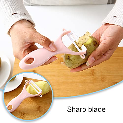 Multifunctional Y-Type Peeler With Hanging Hole,Yuangungun Potato Peeler Simple Fruit And Vegetable Peeler,Rotatable Rustless Ceramic Blade Peeler Kitchen Household #TOP3